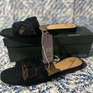 Wild Fable Black Lace Flats